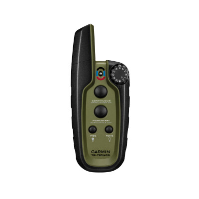Garmin Sport Pro Handheld w/BarkLimiter LED Beacon Lights, 1-Hand Operation Water-Resistant Rechargeable Li-ion Up to 3 Dogs .75 Mile Range