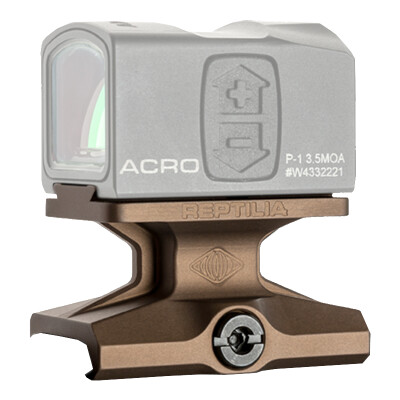 Reptilia DOT Mount For Aimpoint Acro Lower 1/3 Co-Witness Aluminum Flat Dark Earth