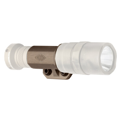 Reptilia Torch Light Body 3.7V/18350 Fits Surefire KE2-DF Bezels/Tail Caps M-Lok Right Side Aluminum Tobacco