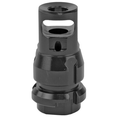 Dead Air Armament .38 Caliber Micro Muzzle Brake/QD Key Mount Suppressor Mount Threaded 5/8x24 Steel Matte Black