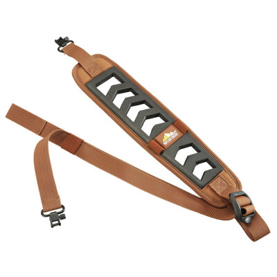 Butler Creek Featherlight Sling with Swivels 3" W x 22"-36" L Adjustable Black w/Brown Panels Foam for Rifle