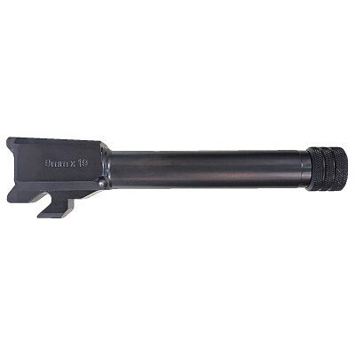 SIG Sauer P320 Full Size Threaded Factory Replacement Barrel 9mm Luger Steel Matte Black Nitride