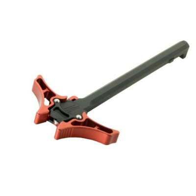 Timber Creek Outdoors AR-15 Enforcer Ambidextrous Charging Handle Red Anodized E AMBI CH R