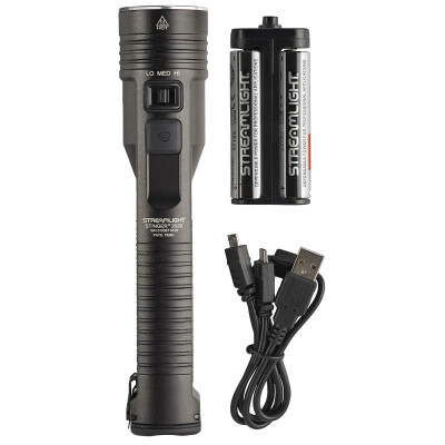 Streamlight Stinger LED Black Anodized Aluminum White LED 100-2000 Lumens 315 Meters Range