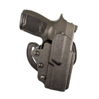DeSantis Facilitator SIG Sauer P250 Compact/P320 Compact OWB Belt Holster Right Hand Draw Kydex Matte Black