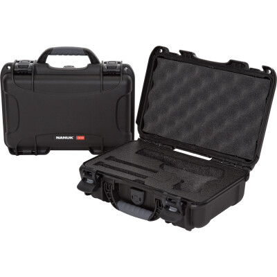 Nanuk 909 Classic Pistol Hard Case Waterproof Rust-Proof High Impact Polymer