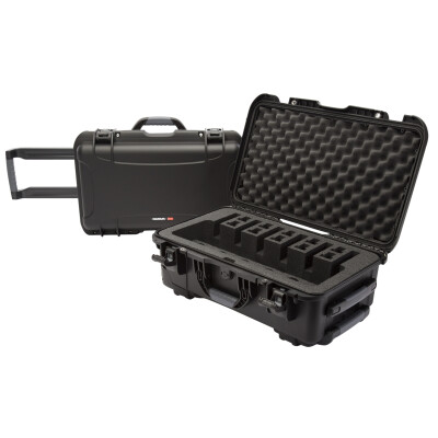 Nanuk 935 6 Up Pistol Hard Case Waterproof Dustproof High Impact Polymer Black 935-6UP1