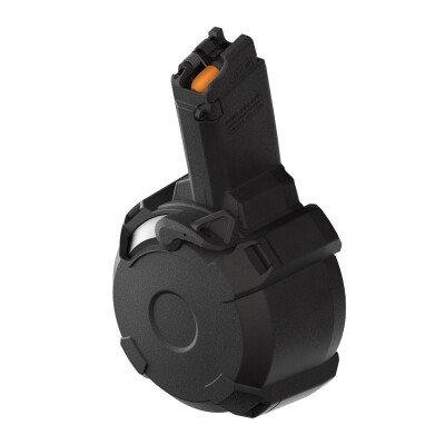 Magpul PMAG D-50 EV9 CZ Scorpion EVO 3 50 Round Drum Magazine 9mm Luger Polymer Black