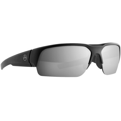 Magpul Helix Eyewear Ballistic Glasses Gray Lens Silver Mirror Black Frame