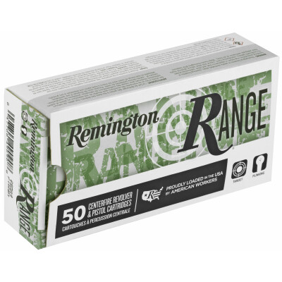 Remington Range 9mm Luger Ammunition 50 Rounds FMJ 124 Grain