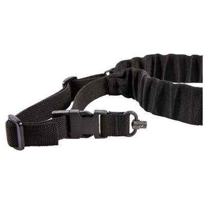 Blue Force Gear UDC Padded Bungee Single Point Sling with Push Button Attachment Nylon Black UDC-200-BG-PB-BK
