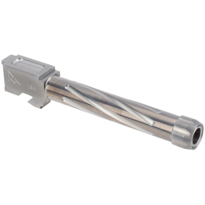 Rival Arms Barrel for Glock 48 9mm Luger Fluted/Threaded Stainless PVD Finish