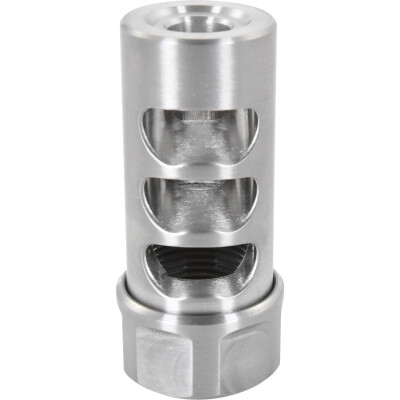 APA Gen II Micro Bastard 30 Cal Muzzle Brake AR-10 308/7.62mm Compatible 1/2x28 TPI Stainless Steel Finish G2M1230S
