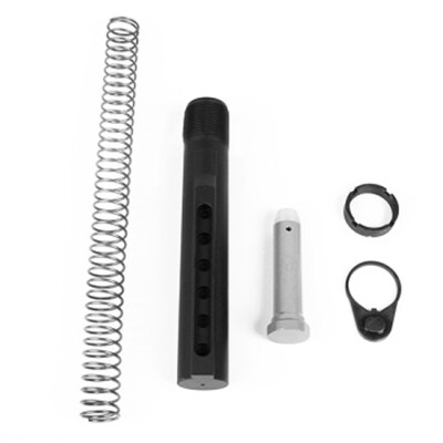 LBE Unlimited AR-15 Mil-Spec Complete Carbine Receiver Extension Assembly Kit Matte Black