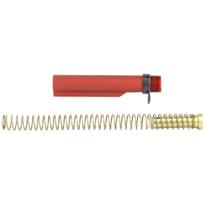 LBE Unlimited AR-15 Mil-Spec Buffer Tube Kit, Red 