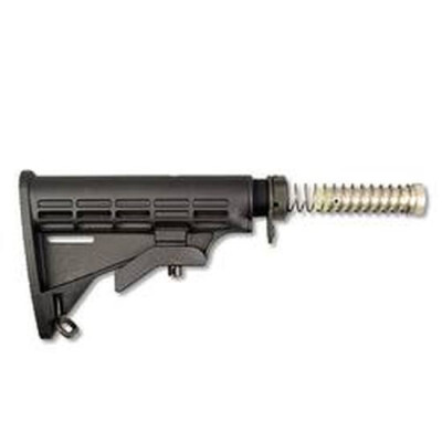 LBE Unlimited AR-15 Complete Mil-Spec Stock Assembly Kit Matte Black MILSTKKT