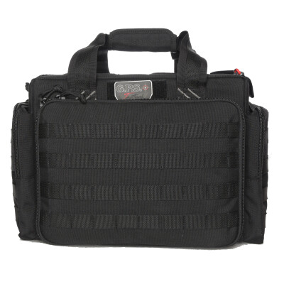 G Outdoors GPS Tactical Range Bag Holds 5 Handguns Nylon Black