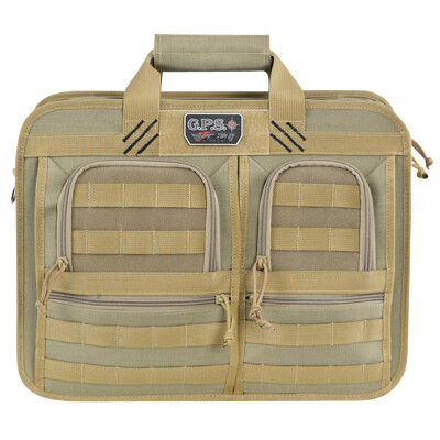 G. Outdoors GPS Tactical Operations Briefcase CCW Shoulder Bag MOLLE Nylon Tan