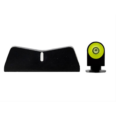XS Sights DXT2 Big Dot Standard Height Sights for Glock 17/19/26 Yellow Front Sight
