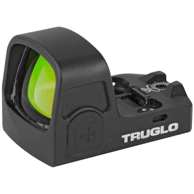 TruGlo XR21 Micro Reflex Sight 21 x 16mm RMSc Mount Compatible 3MOA Red Dot Black