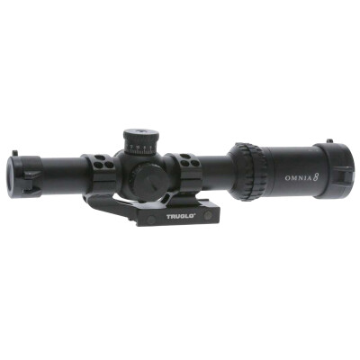 TRUGLO OMNIA8 1-8x24MM LPVO Rifle Scope Illuminated All Purpose Tactical Reticle 30mm Tube SFP Black
