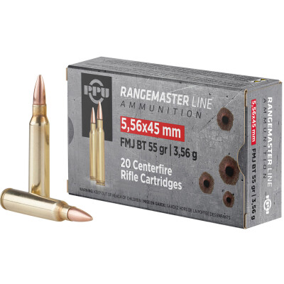 Prvi Partizan PPU Rangemaster 5.56 NATO Ammunition 1000 Rounds FMJ-BT 55 Grain