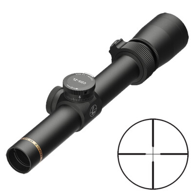 Leupold VX-3HD 1.5-5x20 Riflescope Duplex Reticle 1" Tube CDS-ZL Dials 1/4 MOA Adjustments Second Focal Plane Aluminum Matte Black