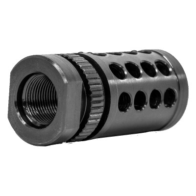 GrovTec G-Nite .223 Flash Hider AR-15 Muzzle Device Threaded 1/2x28 Machined Steel Nitride Finish Black
