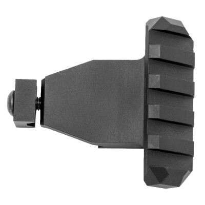 GrovTec PAR 45 Degree Picatinny Angled Rail Aluminum Black