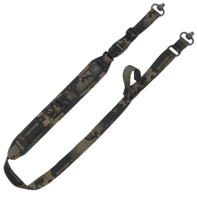 GrovTec QS 2-Point Sentinel Sling With Heavy Duty Push Button QD Swivels MultiCam Black