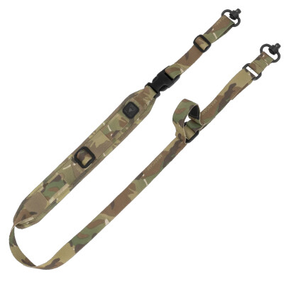 GrovTec QS 2-Point Sentinel Sling With Heavy Duty Push Button QD Swivels MultiCam