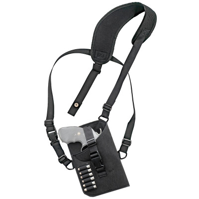 GrovTec Ergo Trail Pack Holster fits Most Medium and Large Double Action Revolvers 3-4" Barrel Nylon Black