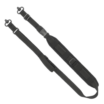 GrovTec QS 2-Point Sentinel Sling With Heavy Duty Push Button QD Swivels Black