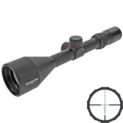 Crimson Trace BrushLine 3-9x50 Riflescope CT Custom BDC Reticle 1" Tube Second Focal Plane 1/4 MOA Adjustments Aluminum Matte Black