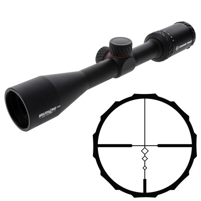 Crimson Trace BrushLine Pro 3-9x40 Riflescope CT Custom BDC .350 Legend Reticle 30mm Tube Second Focal Plane 1/4 MOA Adjustments Aluminum Matte Black