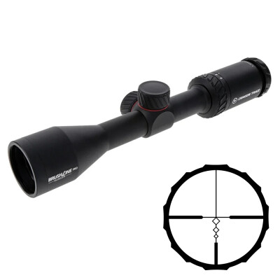 Crimson Trace BrushLine Pro 3-9x40 Riflescope CT Custom BDC Slugger Reticle 1" Tube Second Focal Plane 1/4 MOA Adjustments Aluminum Matte Black