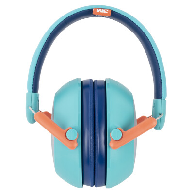 Peltor Kids Hearing Protection 22 dB Over the Head Blue Cups with Teal Headband