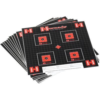 Hornady Lock-N-Load Targets Sight-In Reactive Paper 10 Pack Black 9963