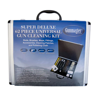Gunmaster Super Deluxe 62 Piece Universal Gun Cleaning Kit