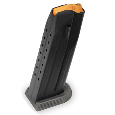 FN 509 Edge Magazine 9mm Luger 10 Rounds Gray Base Plate Steel Black