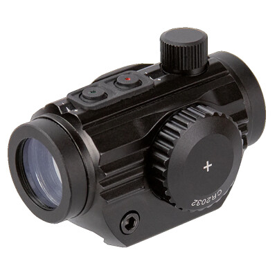 Aim Sports Micro Dot Sight 5 MOA 1x20mm Dual Illuminated Red/Green Aluminum Housing Black
