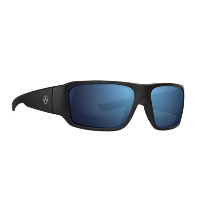 Magpul Industries Rift Polarized Sunglasses Black Frame Blue Lenses