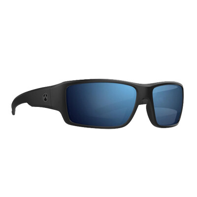 Magpul Industries Ascent Polarized Sunglasses Black Frame Blue Lenses