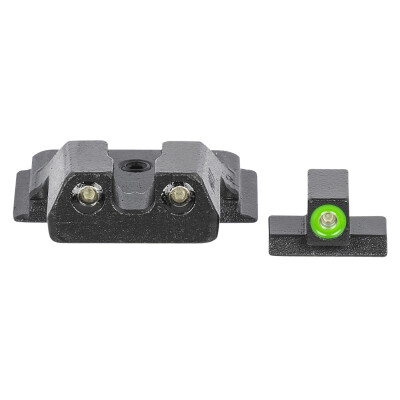 Meprolight Hyper Bright Night Sights S&W M&P Shield Tritium Green /Green