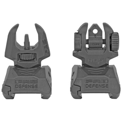 Meprolight FRBS Front & Rear Flip Up Tritium 4 Orange Rear Dots Hyper Bright Front Picatinny