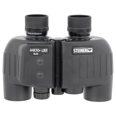 Steiner Optics M830r LRF Binoculars with Laser Rangefinder 8X Magnification 30mm Objective Lens Black