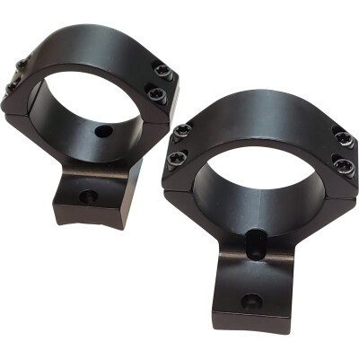 Talley Manufacturing Lightweight Alloy Scope Mounts 30mm Tube Medium Height 20 MOA fit Remington 700 Short Action and Similar Aluminum Matte Black Finish