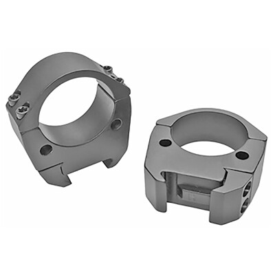 Talley Manufacturing Modern Sporting Rings 1 inch Tube Medium Height fits Picatinny Rail Aluminum Black Anodized Finish