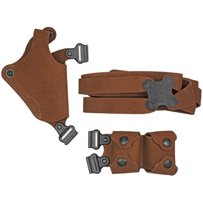 Galco Classic Lite 2.0 Shoulder Holster Right Hand Natural Leather for S&W J-Frame & Charter Arms Undercover 2"