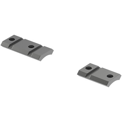 Leupold QRW Scope Base Fits Savage 10/110 Round Receiver 2 Piece Cross Slot Mount Steel Matte Black